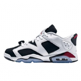 Pánské Fuchsiové Boty Nike Air Jordan 6 Low Tops Gs Bílá Černá