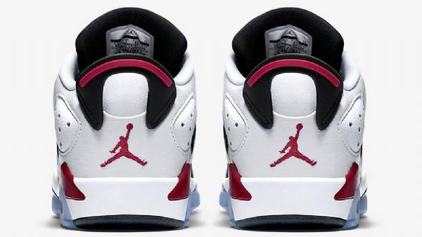 Pánské Fuchsiové Boty Nike Air Jordan 6 Low Tops Gs Bílá Černá