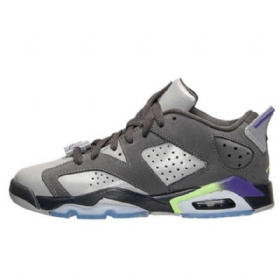 Pánské Nízké Boty Nike Air Jordan 6 Tmavě Šedé