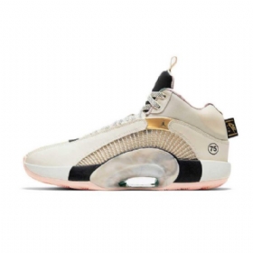 Boty Nike Air Jordan 35 Paris Pale Ivory Pro Muže Khaki