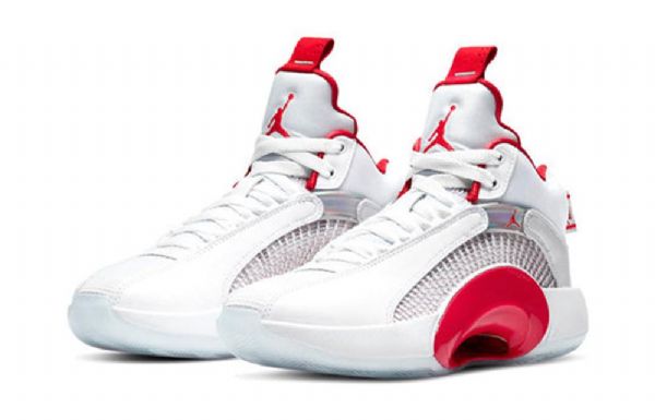 Pánské Basketbalové Boty Nike Air Jordan 35 Gs Bílo Červené