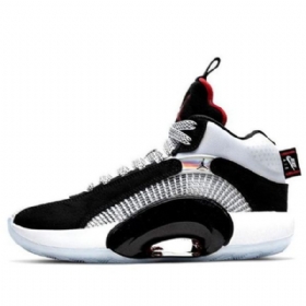 Pánské Basketbalové Boty Nike Air Jordan 35gs Černá Bílý