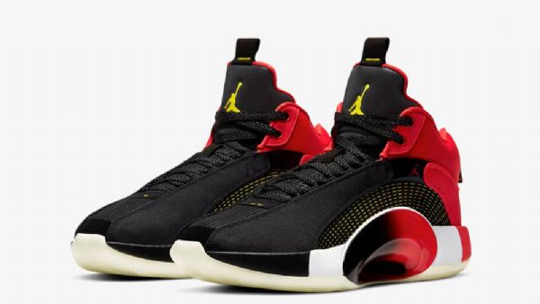Pánské Boty Nike Air Jordan 35 Pro Čínský Nový Rok Černočervené