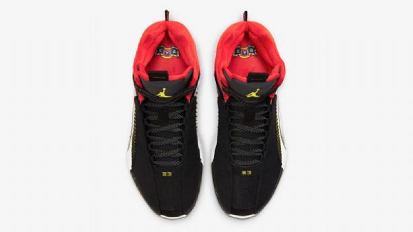 Pánské Boty Nike Air Jordan 35 Pro Čínský Nový Rok Černočervené