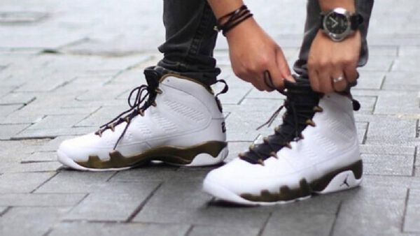 Boty Nike Air Jordan 9 Militia Pro Muže Bílá Zelená