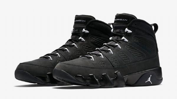Nike Air Jordan 9 Antracitové Boty Pro Muže Černé