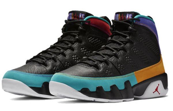 Nike Air Jordan 9 Retro Basketbalové Boty Pro Muže Černé