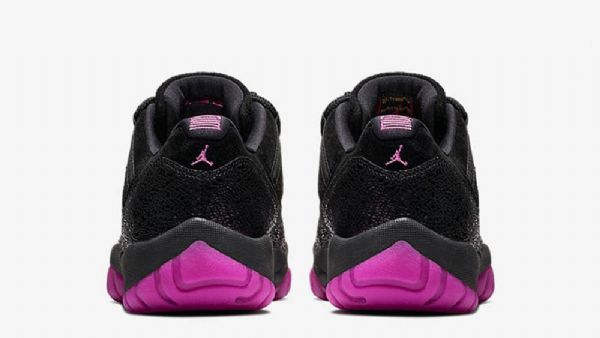 Dámské Boty Nike Air Jordan 11 Low Tops Rook To Queen Černá Nachový