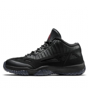 Nike Air Jordan 11 Ie Nízké Retro Basketbalové Boty Pro Muže Černé