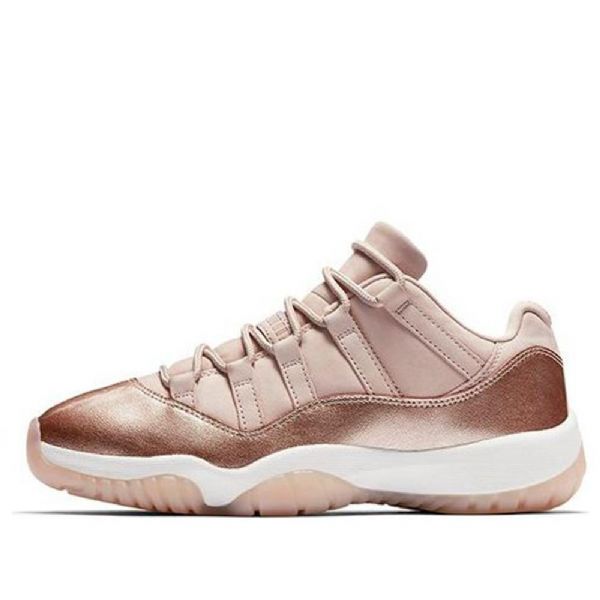Nike Air Jordan 11 Nízké Retro Basketbalové Boty Pro Ženy Růžové Zlato