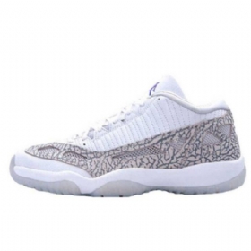Nike Air Jordan 11 Nízké Topy Tj. Kobaltové Boty Pro Muže Bílé