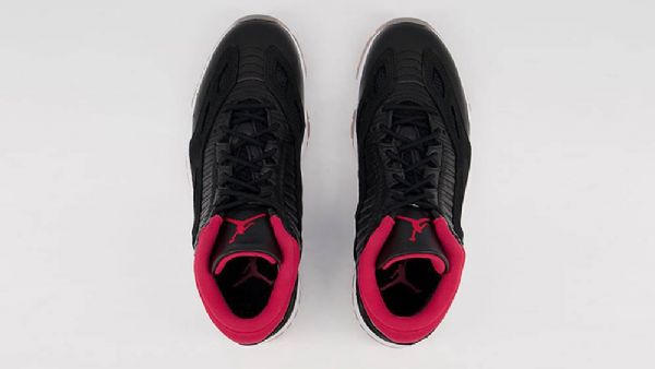 Nike Air Jordan 11 Nízké Topy Tj. Široké Boty Pro Muže Černé