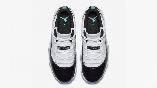 Nike Air Jordan 11 Nízké Velikonoční Boty Pro Muže Bílá Černá