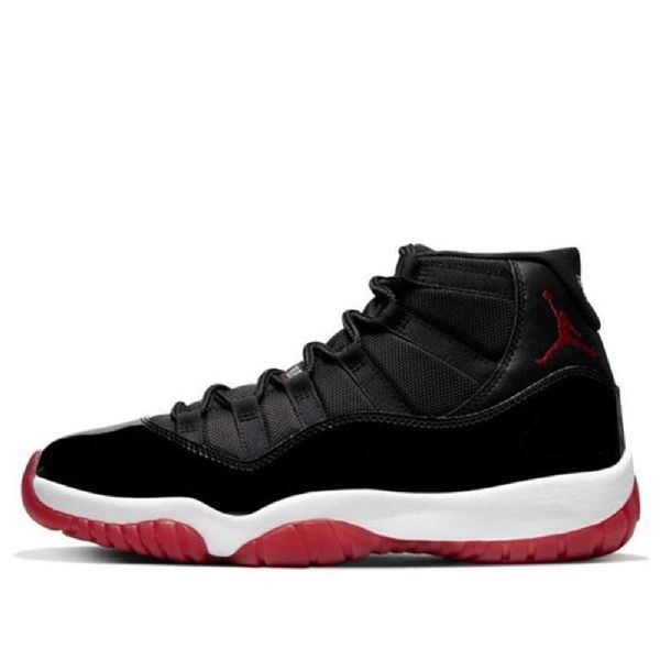 Nike Air Jordan 11 Retro Basketbalové Boty Pro Muže Černočervené