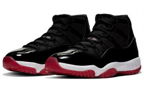 Nike Air Jordan 11 Retro Basketbalové Boty Pro Muže Černočervené
