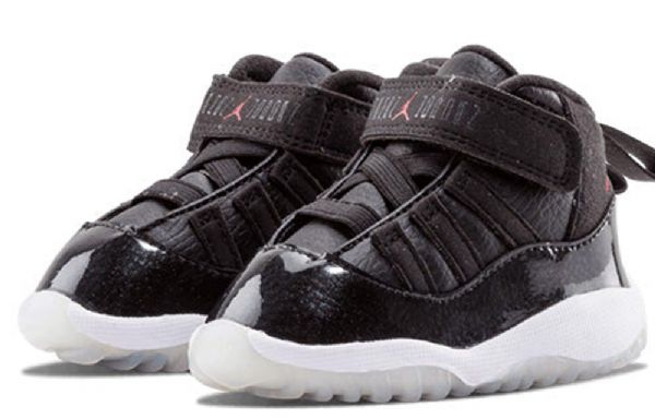 Nike Air Jordan 11 Retro Bt Basketbalové Boty Pro Děti Černé