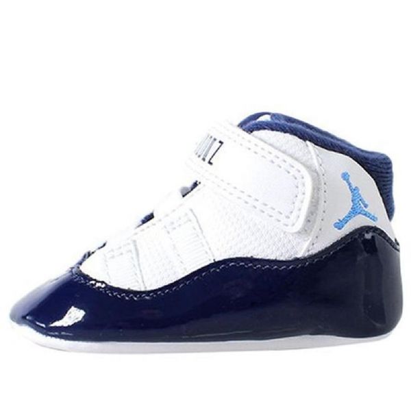Nike Air Jordan 11 Retro Cb Basketbalové Boty Pro Děti Bílý Tmavě Modrá Modrý