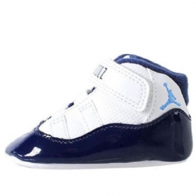 Nike Air Jordan 11 Retro Cb Basketbalové Boty Pro Děti Bílý Tmavě Modrá Modrý