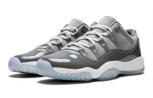 Nike Air Jordan 11 Retro Low Tops Bg Basketbalové Boty Pro Muže Šedé