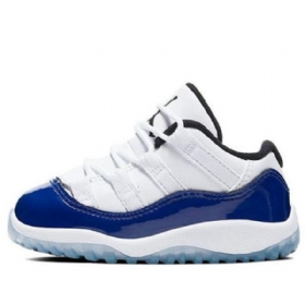 Nike Air Jordan 11 Retro Nízké Td Boty Pro Děti Černá Bílý