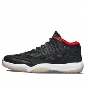 Nike Air Jordan 11 Retro Nízké Topy Tj. Basketbalové Boty Pro Muže Černočervené
