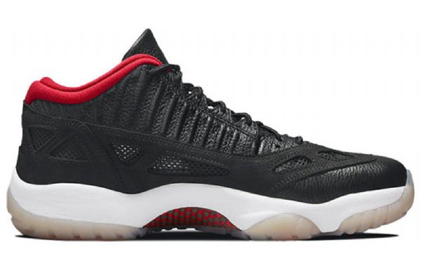 Nike Air Jordan 11 Retro Nízké Topy Tj. Basketbalové Boty Pro Muže Černočervené