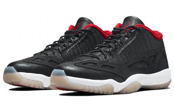 Nike Air Jordan 11 Retro Nízké Topy Tj. Basketbalové Boty Pro Muže Černočervené