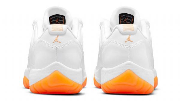 Nike Air Jordan Retro 11 Nízké Citrusové Boty Pro Muže Bílé
