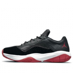 Nízké Retro Basketbalové Boty Nike Air Jordan 11 cmft Pro Muže Černá Červená