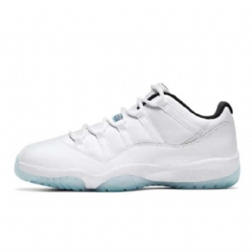 Pánské Boty Nike Air Jordan 11 Low Tops Legend Pro Muže Bílá Modrá