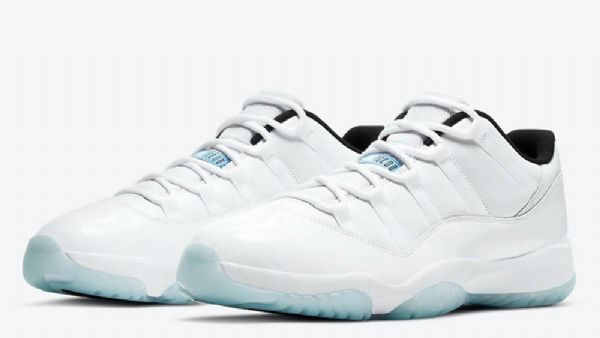 Pánské Boty Nike Air Jordan 11 Low Tops Legend Pro Muže Bílá Modrá