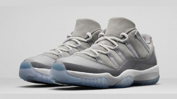 Pánské Nízké Boty Nike Air Jordan 11 Šedé