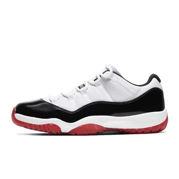 Pánské Široké Boty Nike Air Jordan 11 Low Tops Concord Bílá Černá