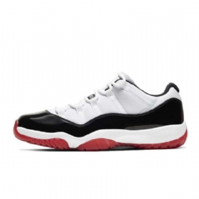 Pánské Široké Boty Nike Air Jordan 11 Low Tops Concord Bílá Černá
