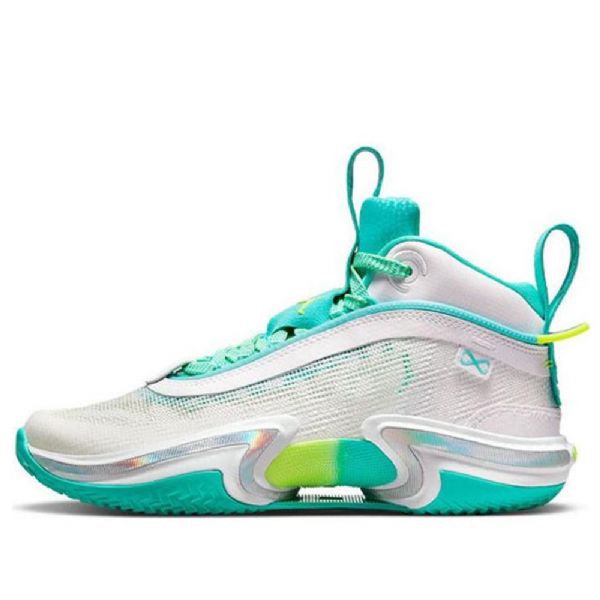 Pánské Basketbalové Boty Nike Guo Ailun Air Jordan 36 Gs Zelenobílé