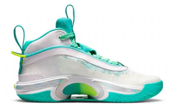 Pánské Basketbalové Boty Nike Guo Ailun Air Jordan 36 Gs Zelenobílé