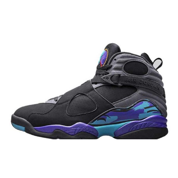 Boty Nike Air Jordan 8 Aqua Pro Muže Černá Fialová