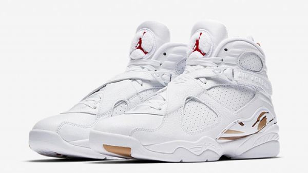 Boty Nike Air Jordan 8 Ovo Pro Muže Bílé