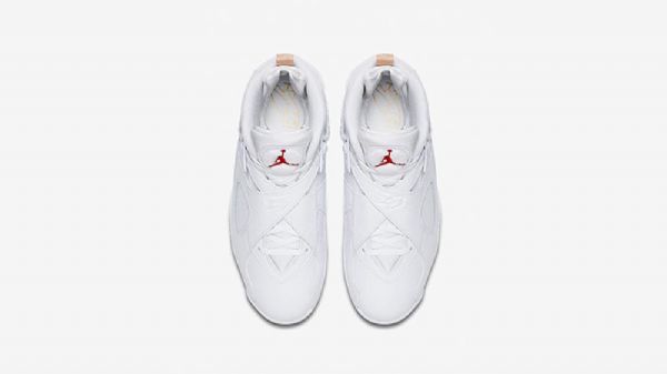 Boty Nike Air Jordan 8 Ovo Pro Muže Bílé