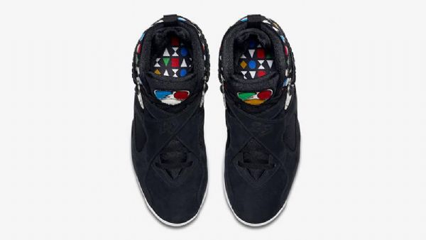 Boty Nike Air Jordan 8 Quai 54 Pro Muže Černé