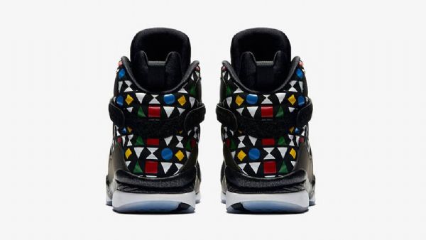 Boty Nike Air Jordan 8 Quai 54 Pro Muže Černé