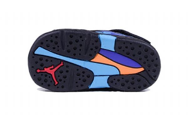 Boty Nike Air Jordan 8 Retro Td Pro Děti Bílá Fialová