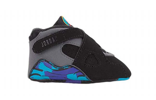 Boty Nike Air Jordan 8 Retro Td Pro Děti Černá Šedá