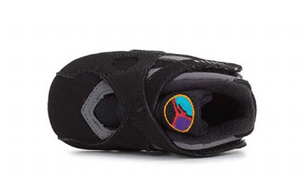 Boty Nike Air Jordan 8 Retro Td Pro Děti Černá Šedá