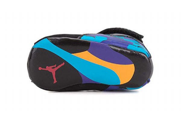 Boty Nike Air Jordan 8 Retro Td Pro Děti Černá Šedá