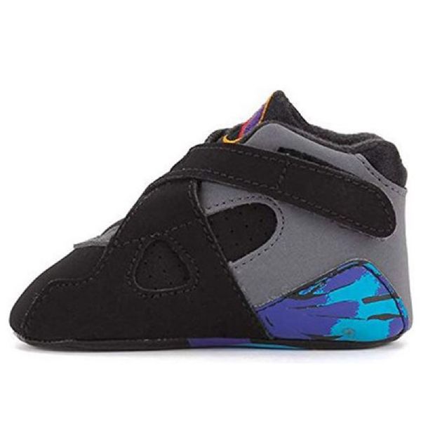 Boty Nike Air Jordan 8 Retro Td Pro Děti Černá Šedá
