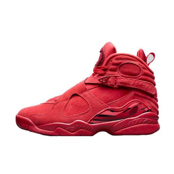 Boty Nike Air Jordan 8 Valentines Day Pro Muže Červené
