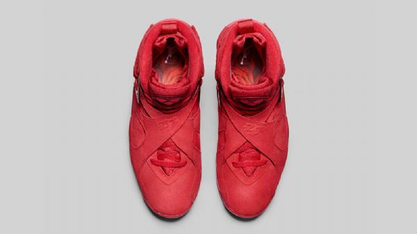 Boty Nike Air Jordan 8 Valentines Day Pro Muže Červené