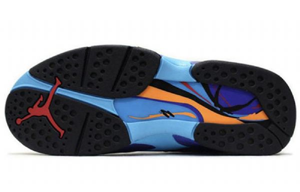 Nike Air Jordan 8 Retro Basketbalové Boty Pro Muže Černá Fialová