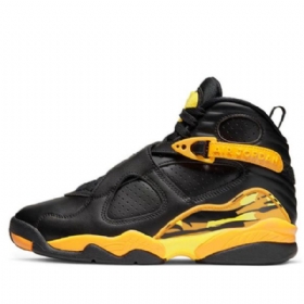 Nike Air Jordan 8 Retro Basketbalové Boty Pro Ženy Černožluté